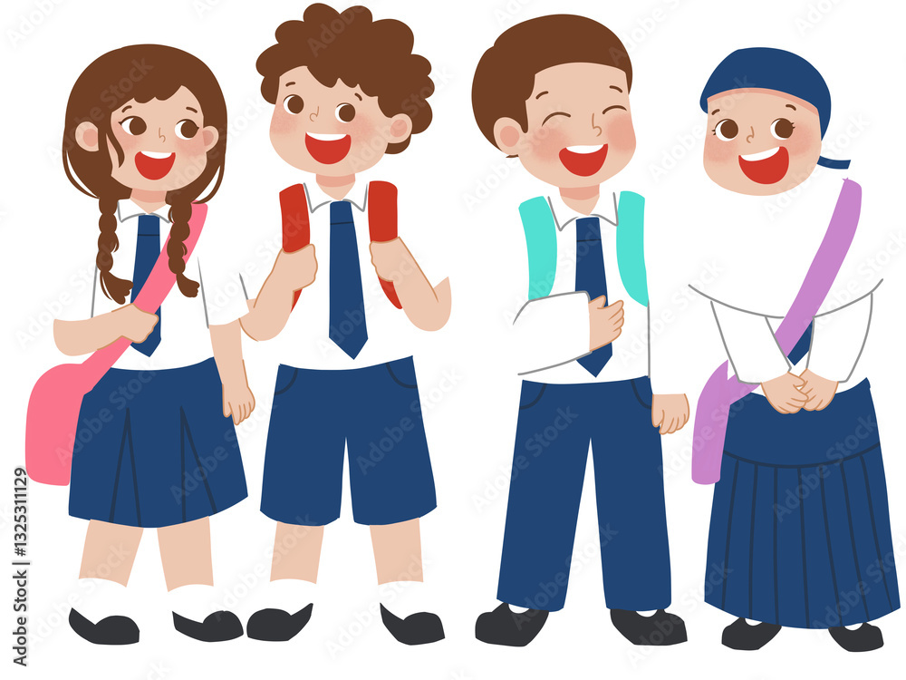 Indonesian junior high school student Indonesian junior high school student