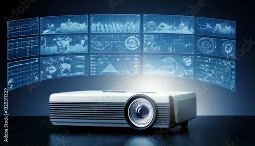 Projector displaying images
