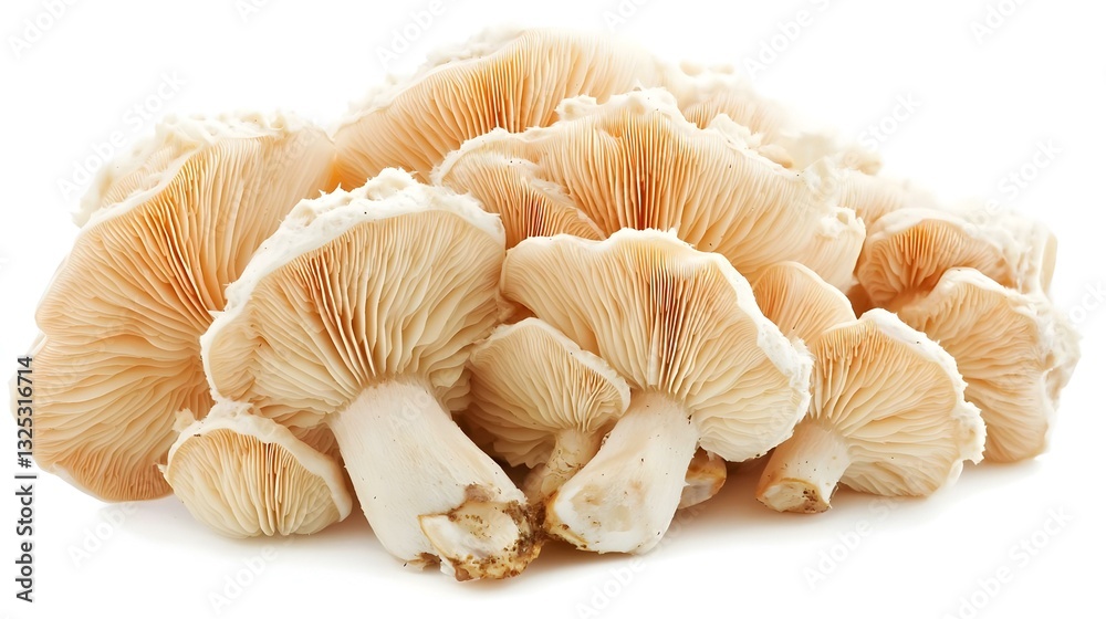 lion mane mushroom isolated on white background lion mane mushroom isolated on white background