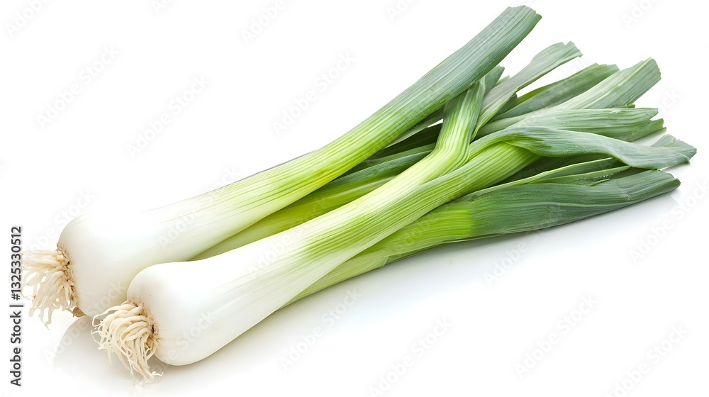 Leek vegetable isolated on white background Leek vegetable isolated on white background