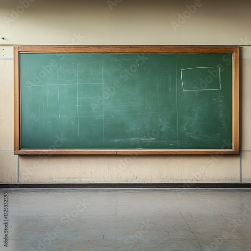 Black board in an educational classroom setting designed for effective teaching and engaging learning experiences