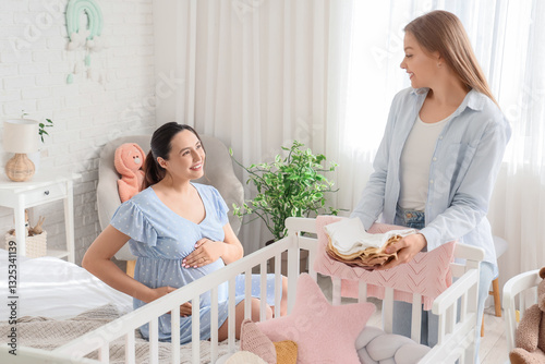 Young pregnant lesbian coup...