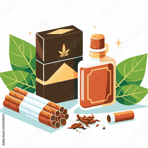 tobacco, nicotine, cigarette, cancer, health, smoke, unhealthy, background, danger, leaf, risk, addiction, narcotic, cigar, product, plant, toxic, habit, industry, organic, crop, natural, harvest, whi