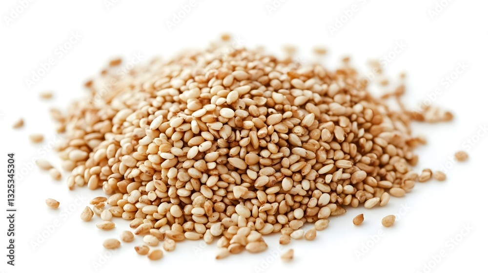 sesame isolated on white background full depth sesame isolated on white background full depth
