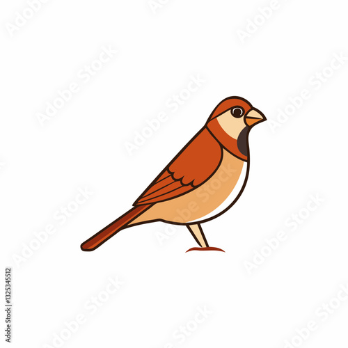 sparrow bird on a branch