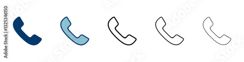 Call icon vector isolated on white background. Phone icon vector. mobile phone. telephone icon
