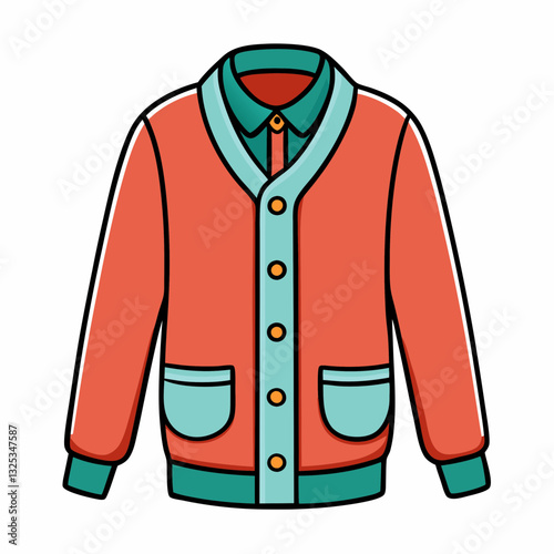 vector illustration of a sweater