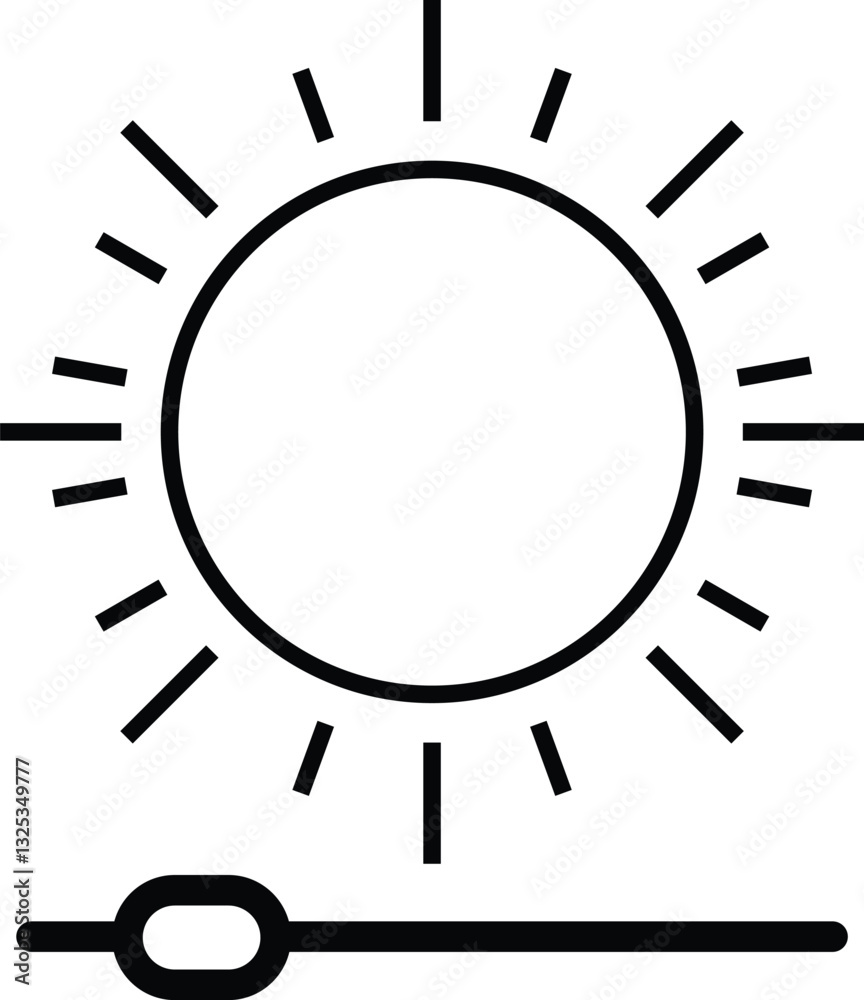 Bright icon. Contrast icon. Screen contrast level. flat design in trendy style Bright icon. Contrast icon. Screen contrast level. flat design in trendy style