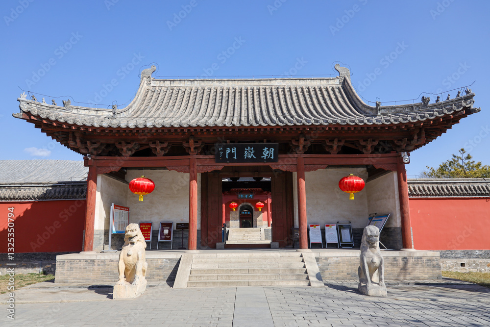 Obraz premium Beiyue Temple, Quyang, Baoding, Hebei, China