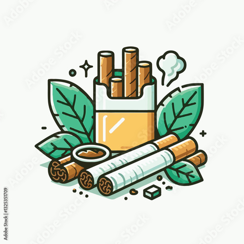 tobacco, nicotine, cigarette, cancer, health, smoke, unhealthy, background, danger, leaf, risk, addiction, narcotic, cigar, product, plant, toxic, habit, industry, organic, crop, natural, harvest, whi