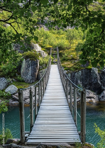 Breathtaking Lofoten Bridge Photography for Creative Design Projects