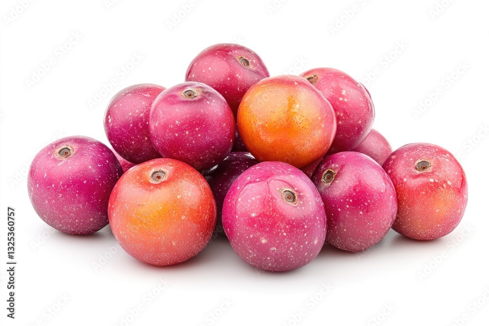Pile of colorful plums Pile of colorful plums