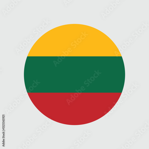 Lithuania Flag Sphere Vector Free Download Lithuania Flag Sphere Vector - GFXLoad