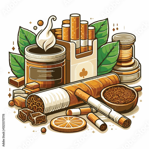 tobacco, nicotine, cigarette, cancer, health, smoke, unhealthy, background, danger, leaf, risk, addiction, narcotic, cigar, product, plant, toxic, habit, industry, organic, crop, natural, harvest, whi