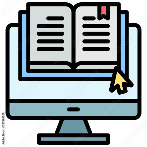 Online Library Icon