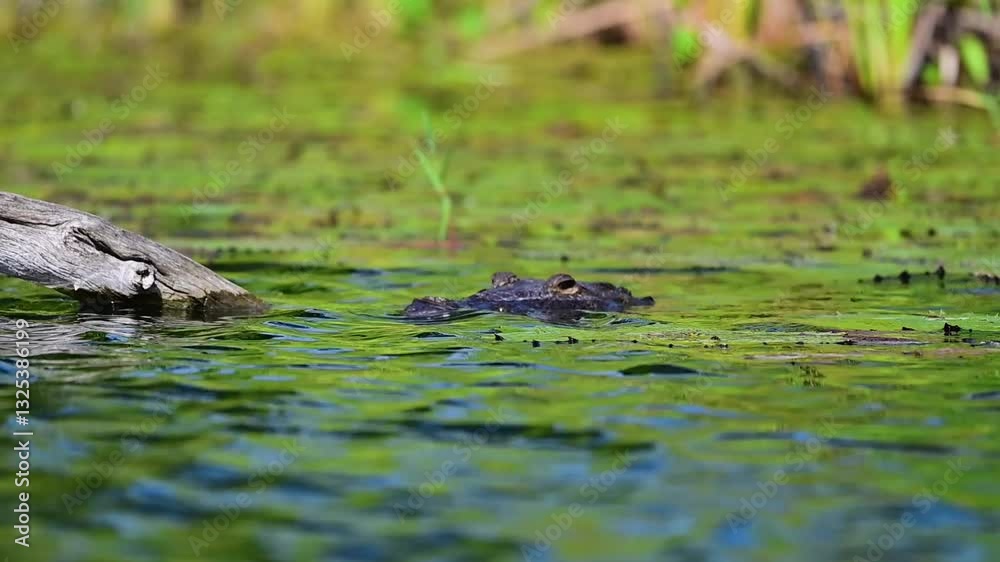Yucatan Merida mangrove swamp crocodile head Yucatan Merida mangrove swamp crocodile head