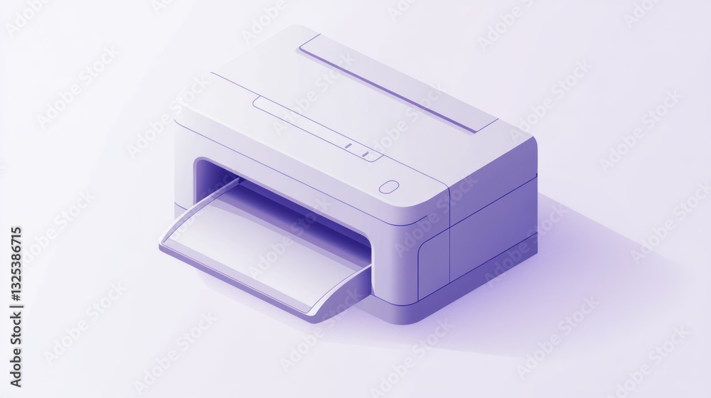 Modern Office Printer with Sleek Design and Output Tray for Efficient Document Management Modern Office Printer with Sleek Design and Output Tray for Efficient Document Management