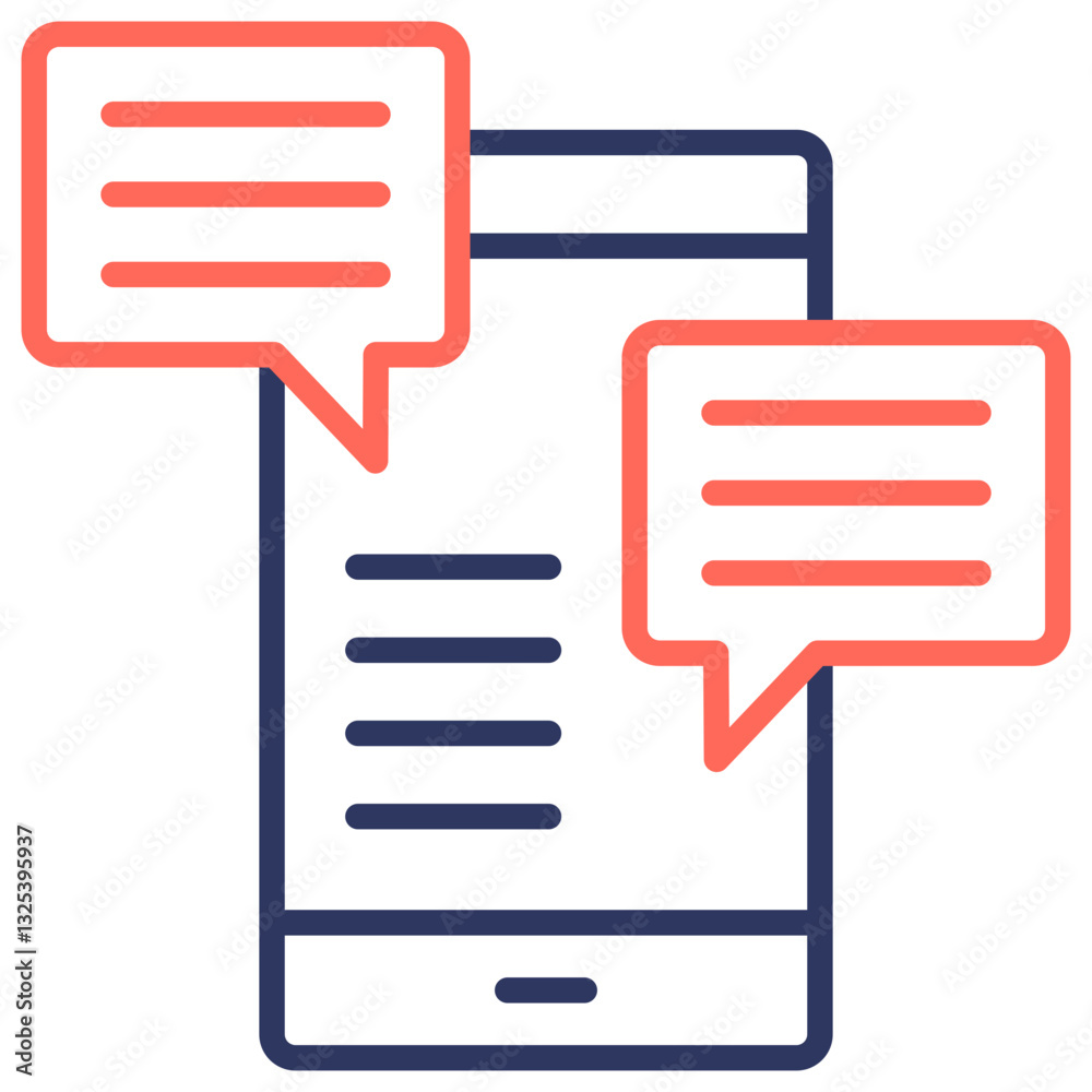 Mobile Chat Icon Mobile Chat Icon