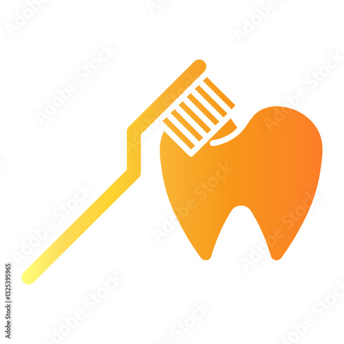 tooth brush Gradient icon