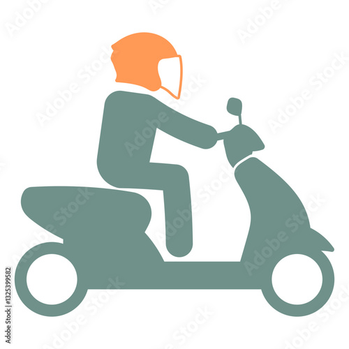 riding scooter