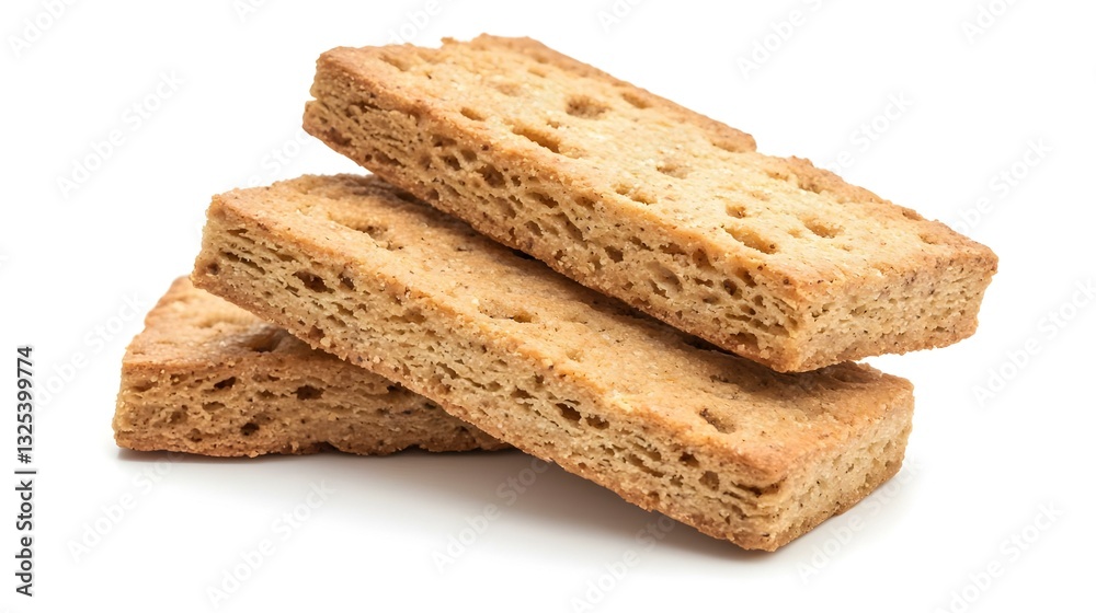 baby rusks or biscuits isolated white background baby rusks or biscuits isolated white background