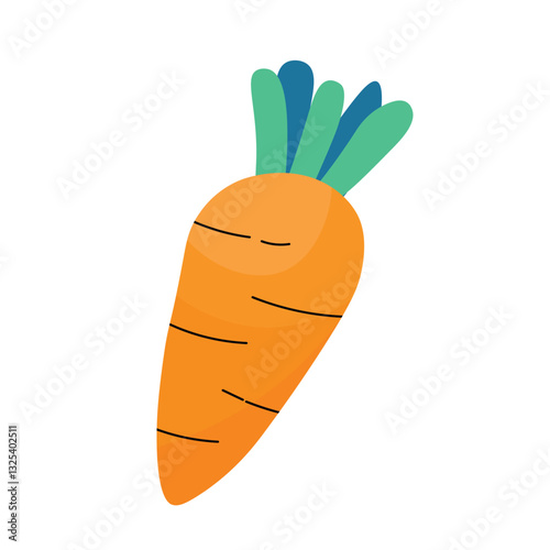 carrot on a white background