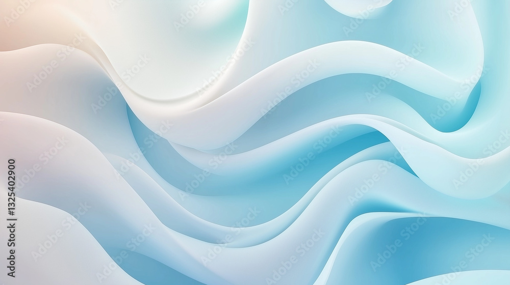 Fototapeta premium abstract background white and light blue gradient medical background ,science, technology