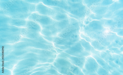 Canvas Print blue water background