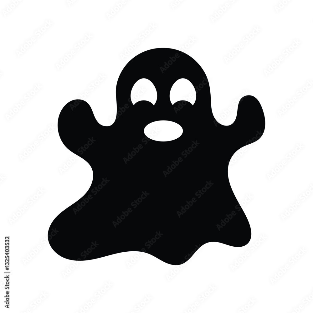 Halloween animated ghost silhouette design Halloween animated ghost silhouette design