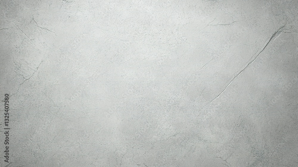 Naklejka premium A light gray textured surface with natural cracks in the stone