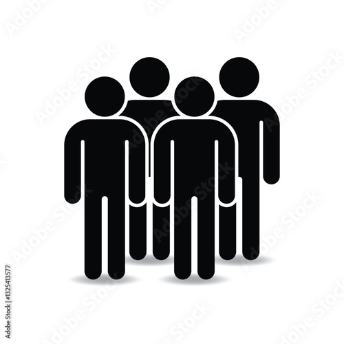 4 group people icon