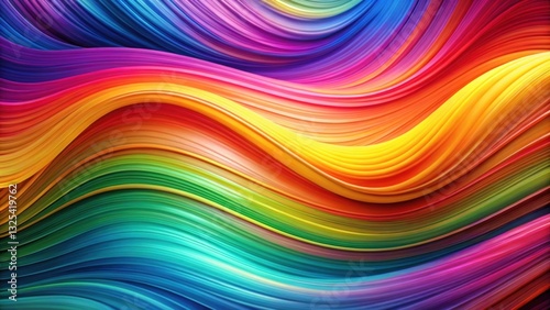 Colorful abstract background with vibrant waves ,  abstract, colorful, background, wave, vibrant, design, pattern, texture