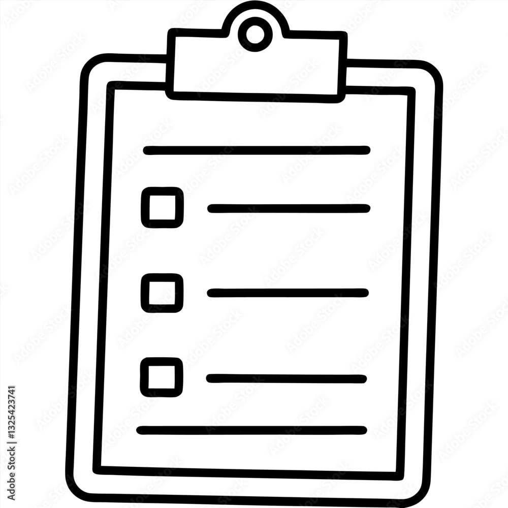 vector illustration of a clipboard vector illustration of a clipboard
