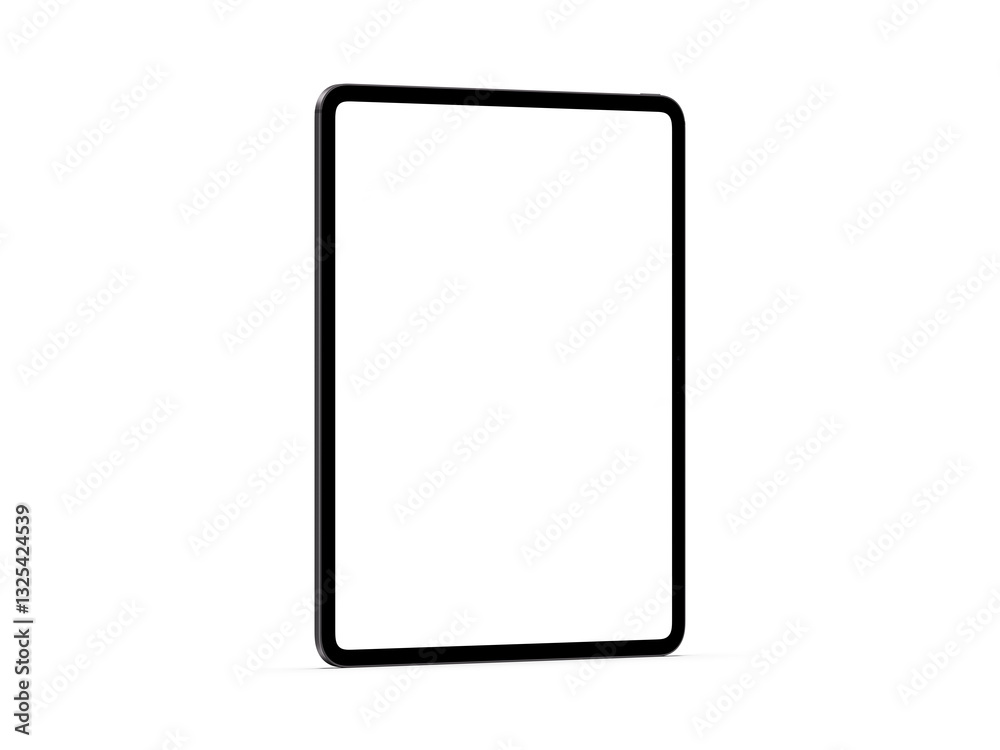 High Quality Tablet Mockup Template in Space Black Color High Quality Tablet Mockup Template in Space Black Color