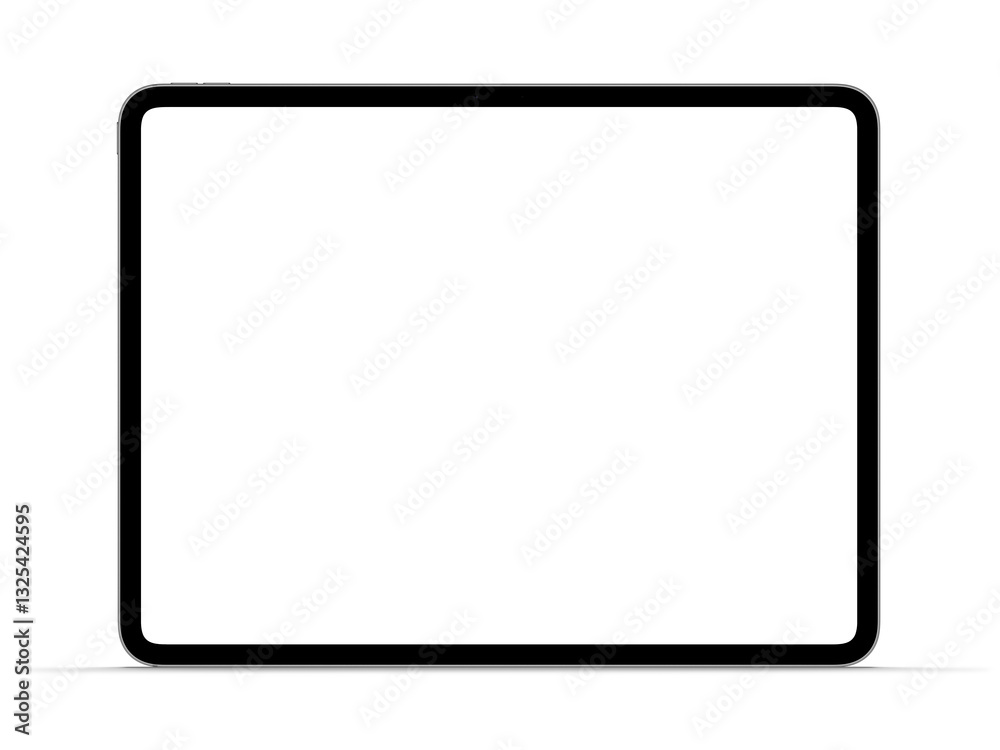High Quality Tablet Mockup Template in Space Black Color High Quality Tablet Mockup Template in Space Black Color