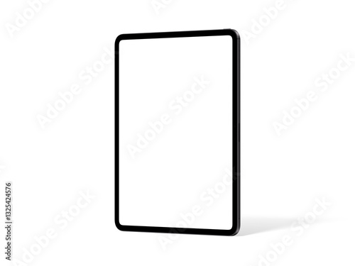 High Quality Tablet Mockup Template in Space Black Color