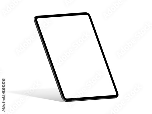 High Quality Tablet Mockup Template in Space Black Color