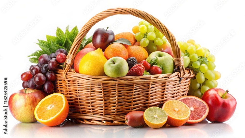 basket of fruits basket of fruits