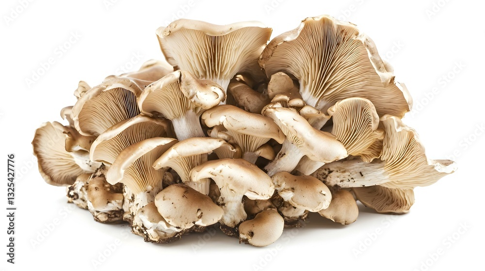 bunch of Maitake mushroom on white background bunch of Maitake mushroom on white background