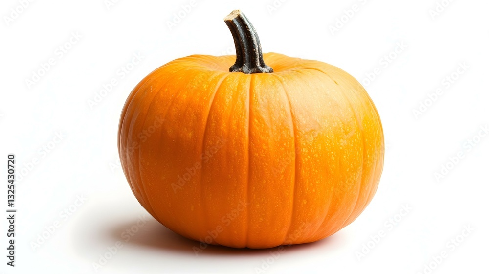 orange pumpkin on white background for halloween orange pumpkin on white background for halloween