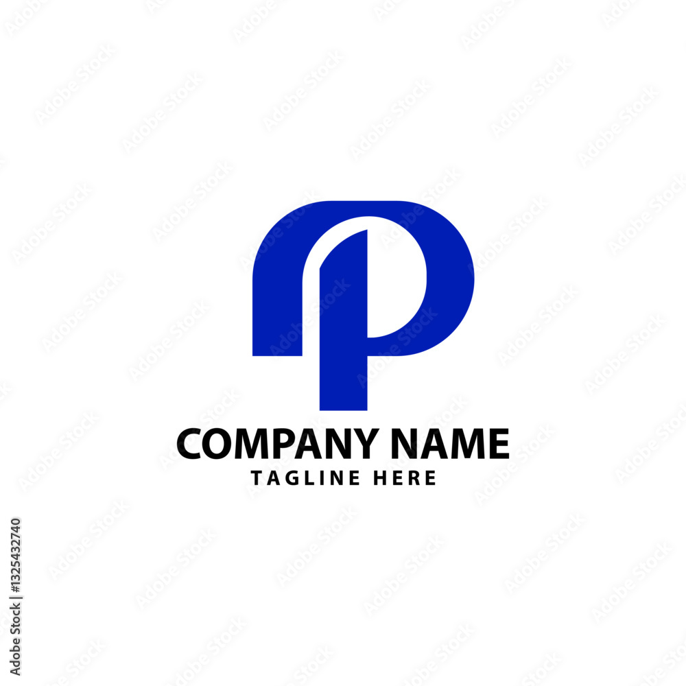 initial NP linked logo design vector initial NP linked logo design vector
