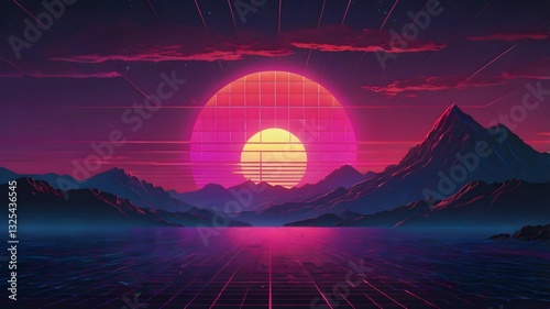 sunrise over the mountains
