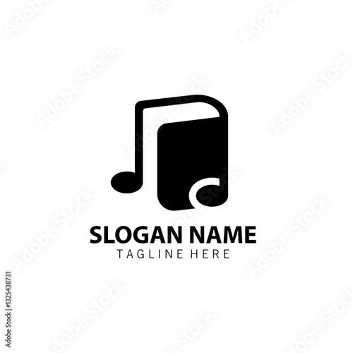 note book Logo design vector