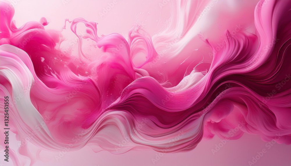 Soft and flowing viva magenta smoke with light Soft and flowing viva magenta smoke with light
