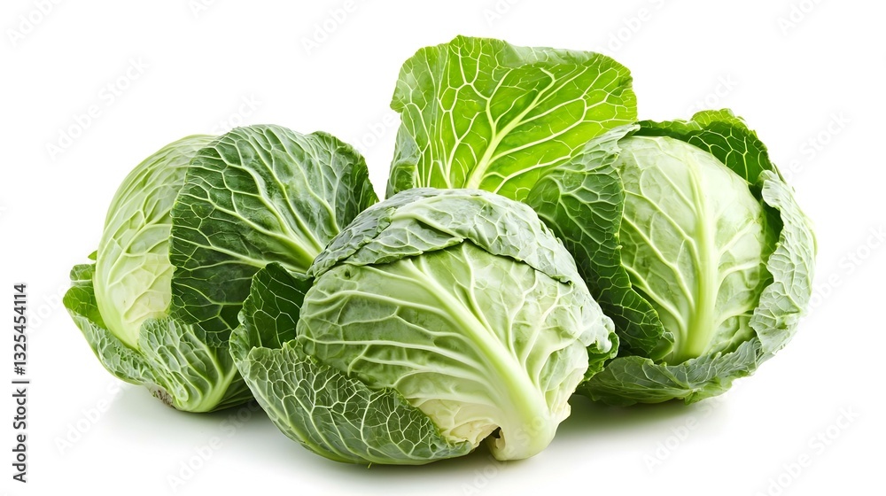 Obraz premium cabbage isolated on white background