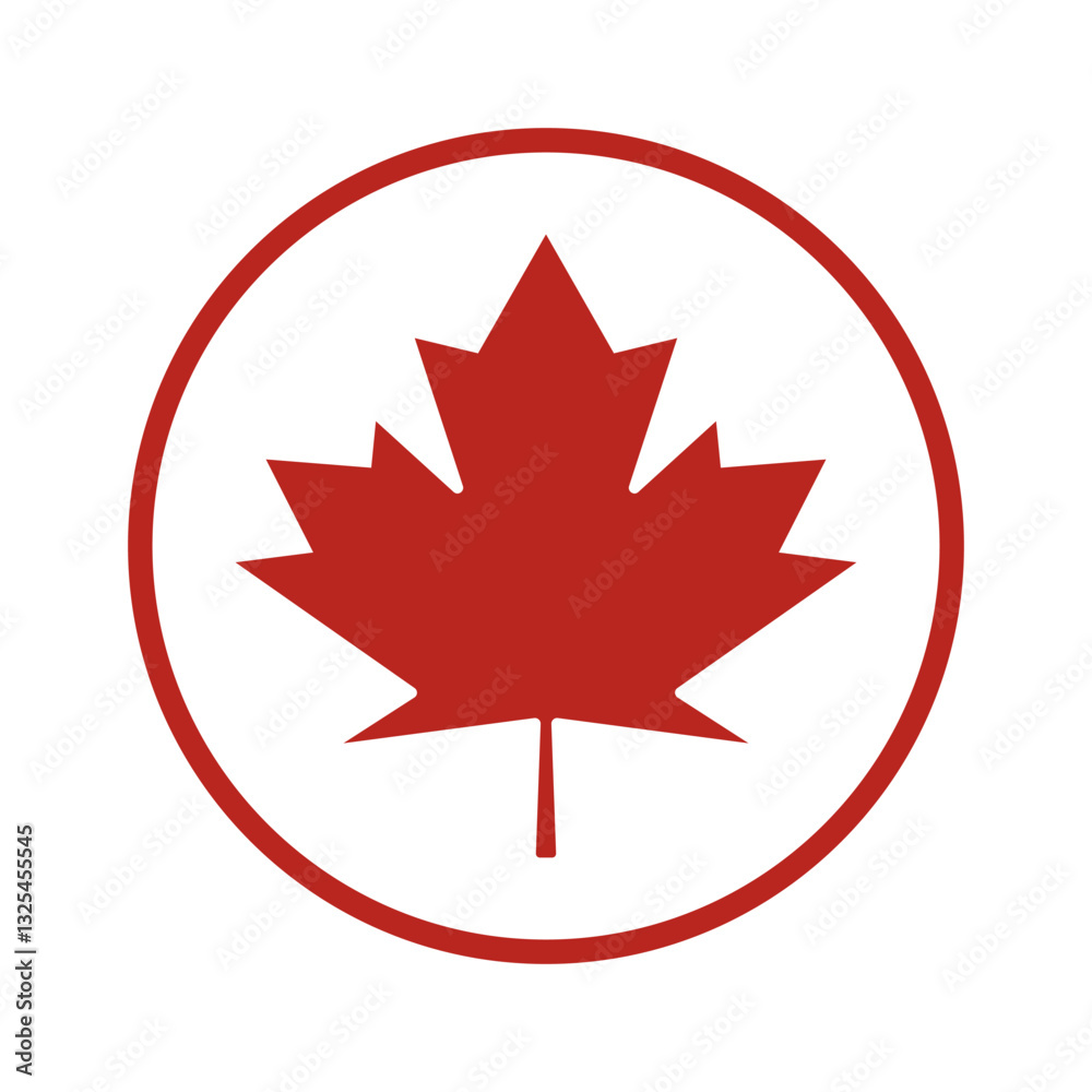 Maple leaf logo design Maple leaf logo design