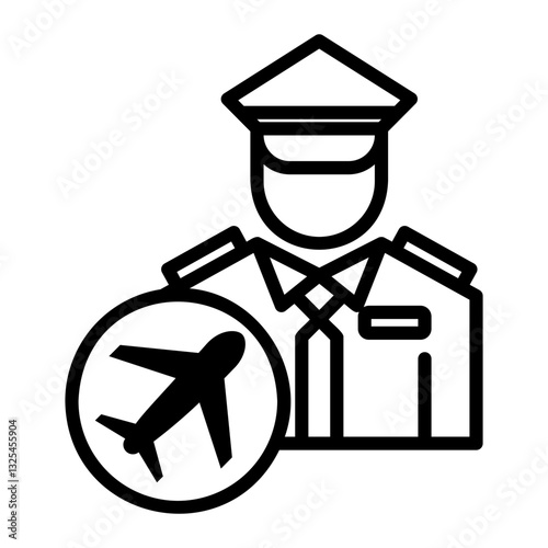 pilot Line Icon
