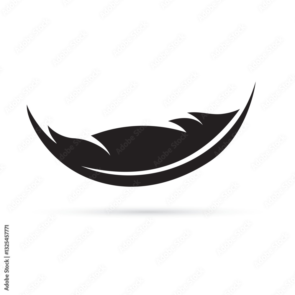 Feather vector icon Feather vector icon