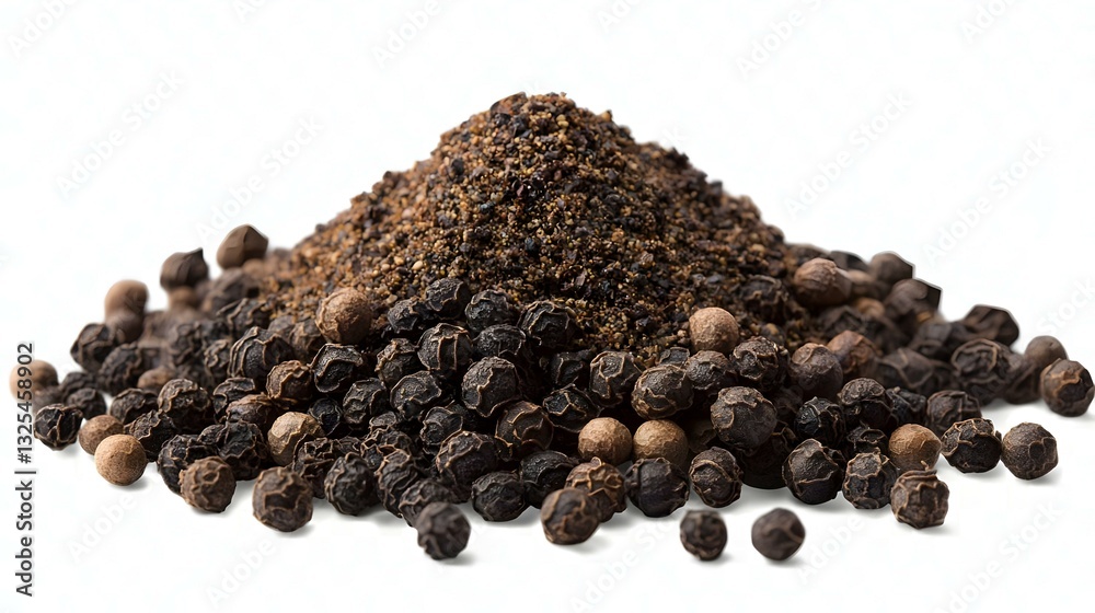 Pepper Ground black pepper on transparent png Pepper Ground black pepper on transparent png