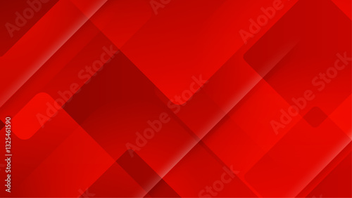 abstract overlapping red geometric background vector illustration, for website design, wallpaper, and business presentation